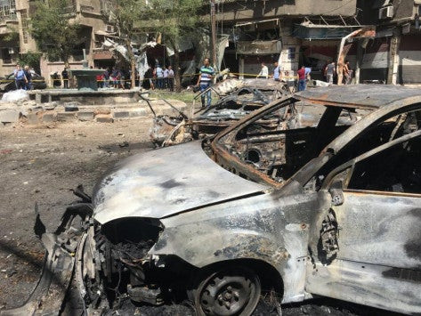 Δαμασκός: 9 νεκροί και 15 τραυματίες από τη βομβιστική επίθεση αυτοκτονίας (εικόνες, βίντεο)
